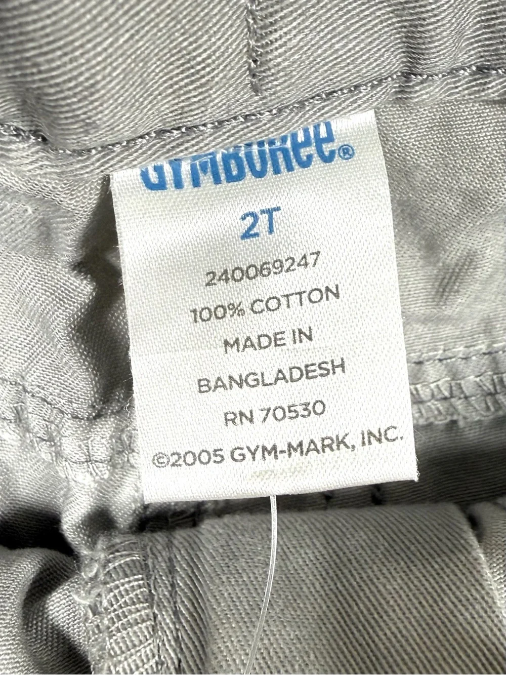 NWT GYMBOREE Vintage Deadstock Toddler Boys Utility Pants Adjustable Waist 2T